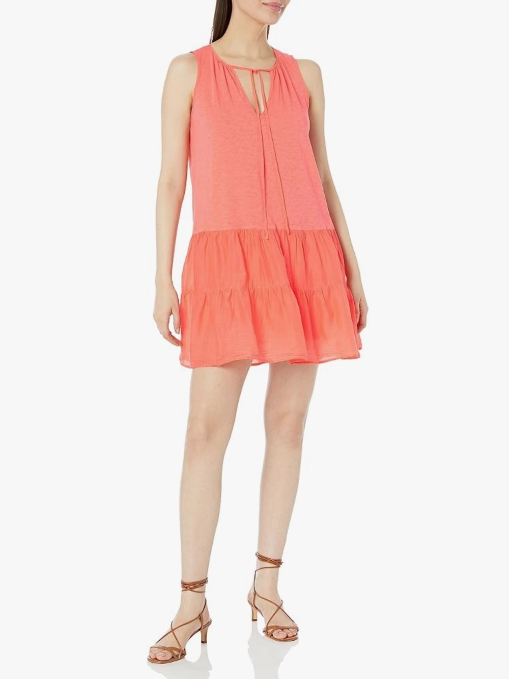 Velvet by Graham and Spencer | Paige Cotton Slub Mix Dress